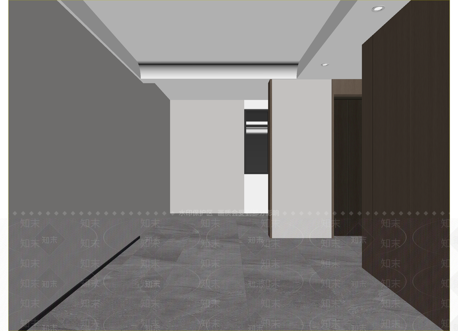 现代走廊3D模型下载【ID:1215180617】