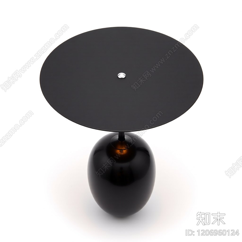 黑色球形吊灯3D模型下载【ID:1206960124】
