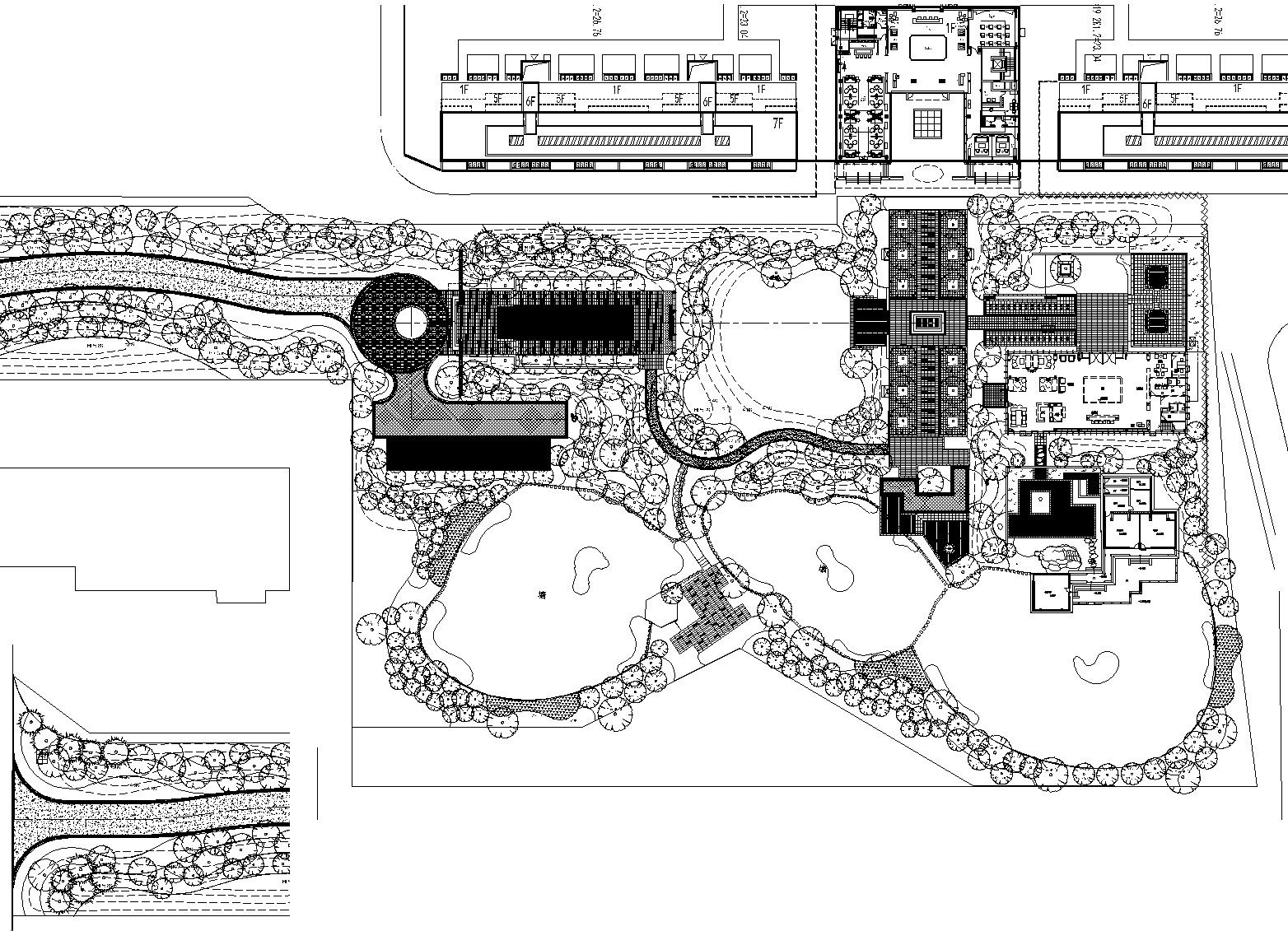 [浙江]融信公馆示范区植物CAD施工图+实景施工图下载【ID:161028176】