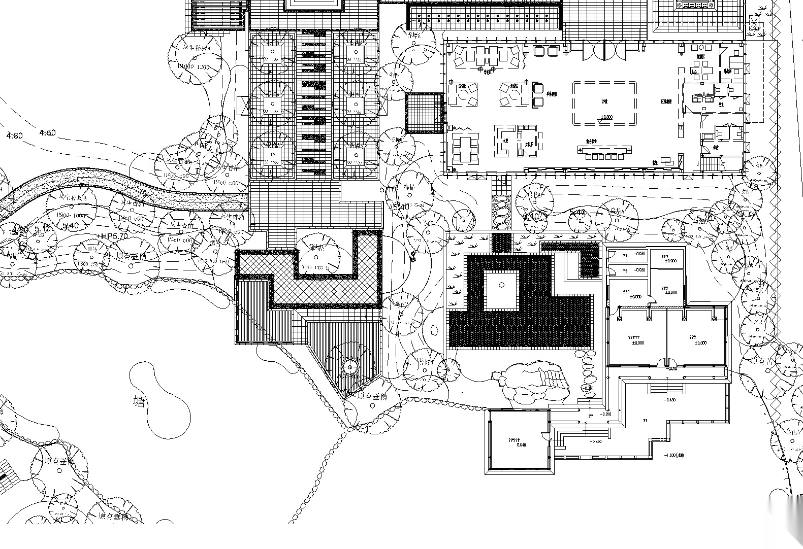 [浙江]融信公馆示范区植物CAD施工图+实景施工图下载【ID:161028176】