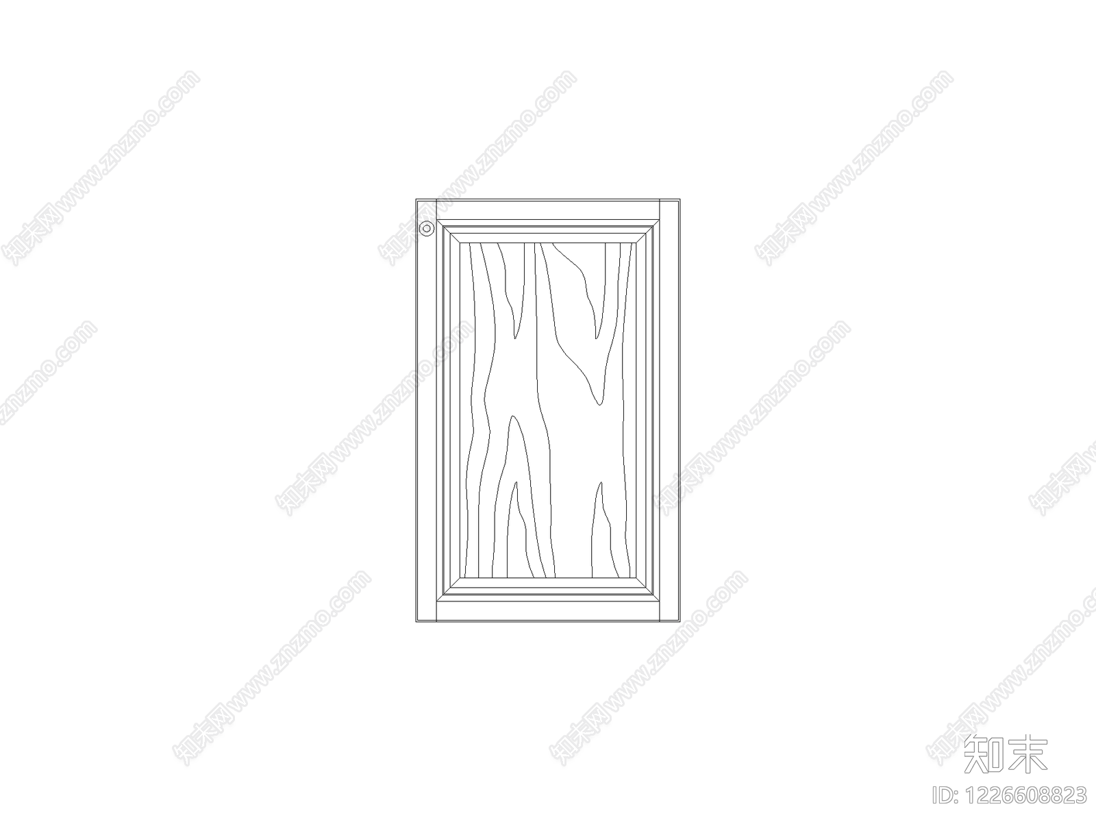 内门系统cad施工图下载【ID:1226608823】