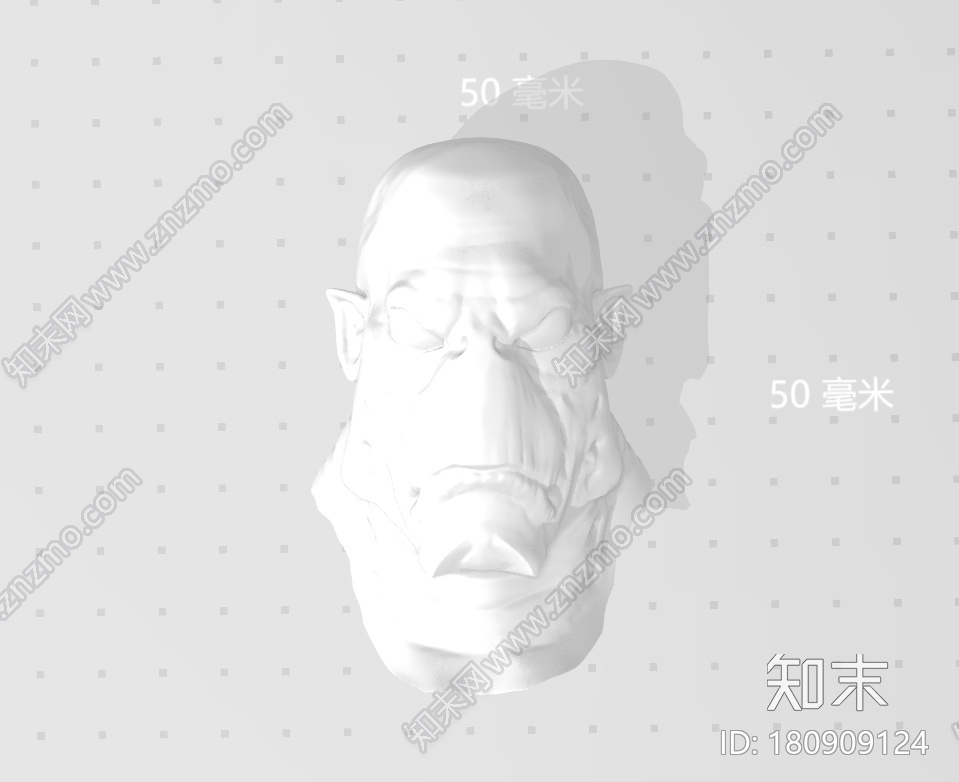 外星人头部23d打印模型下载【ID:180909124】