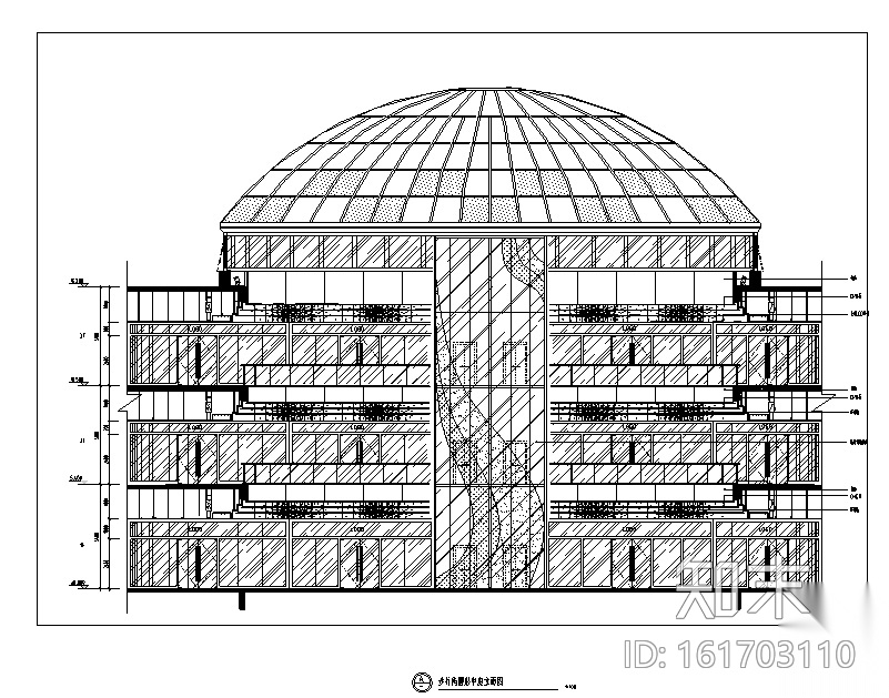 [广东]万达商业购物中心设计施工图（附方案文本）cad施工图下载【ID:161703110】