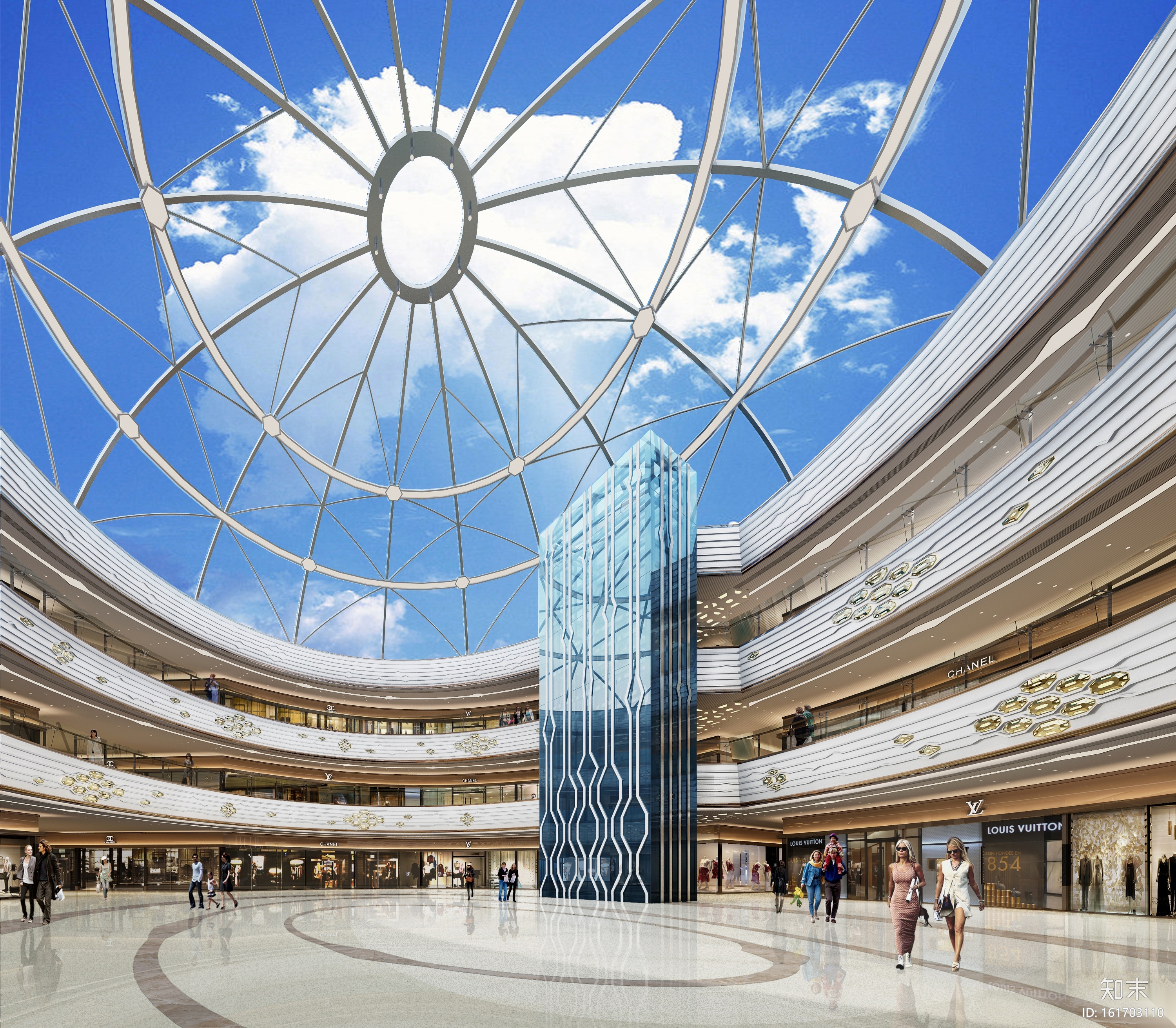 [广东]万达商业购物中心设计施工图（附方案文本）cad施工图下载【ID:161703110】