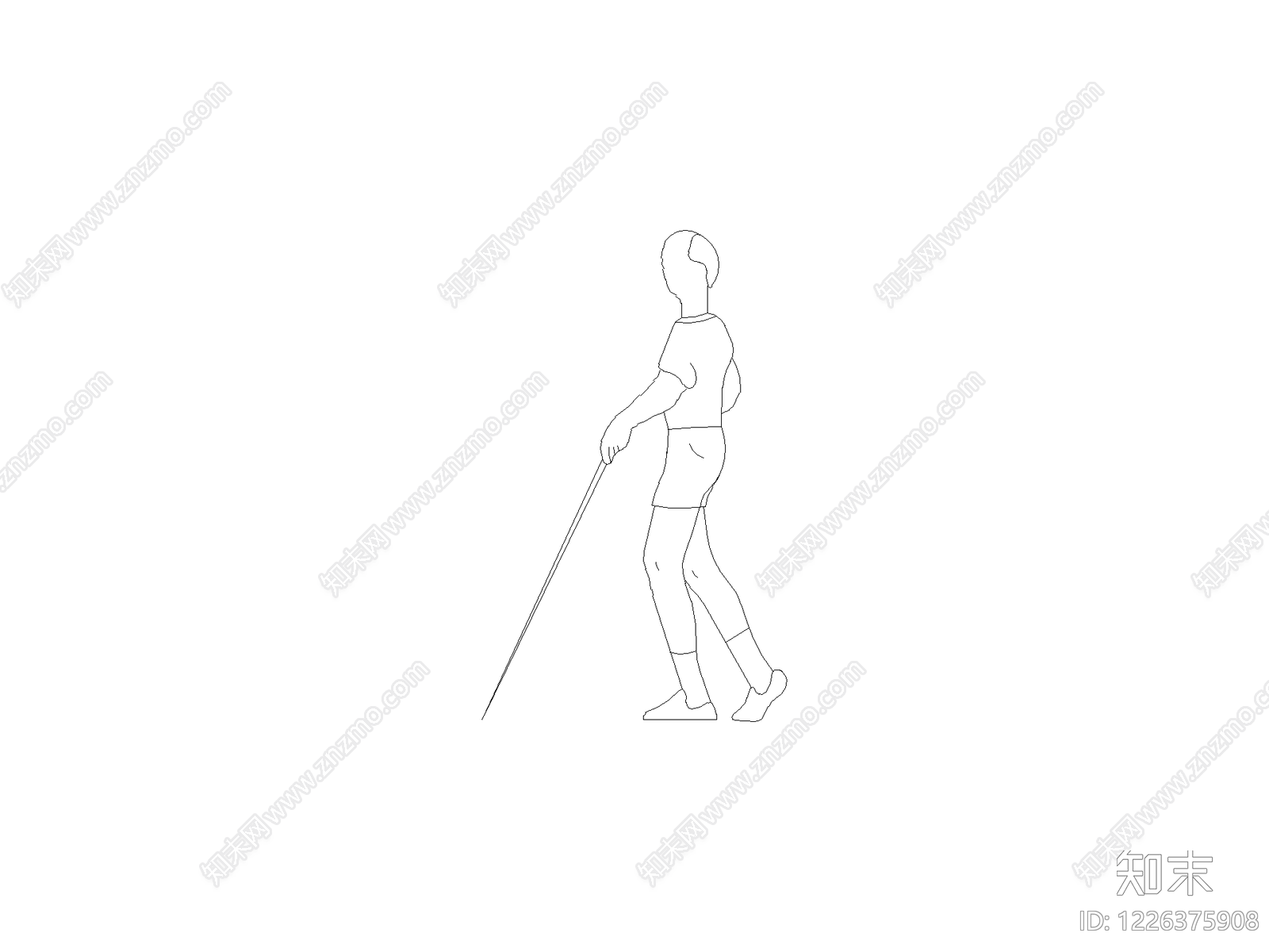 人物cad施工图下载【ID:1226375908】