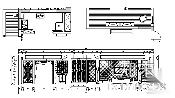 [南京]中式风格别墅室内空间设计施工图（含实景图）cad施工图下载【ID:161807129】