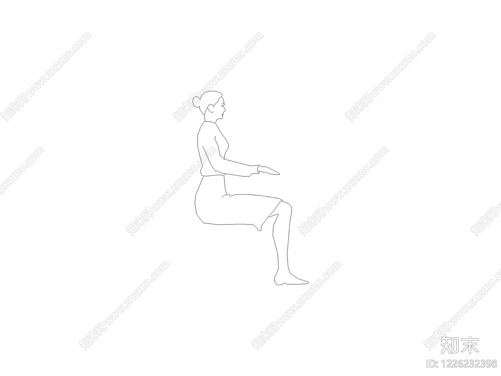 人物cad施工图下载【ID:1226232398】