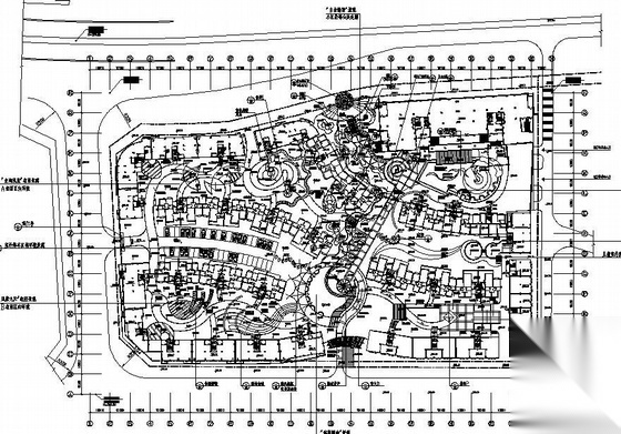 重庆著名小区景观施工图全套（配效果图）施工图下载【ID:161101132】