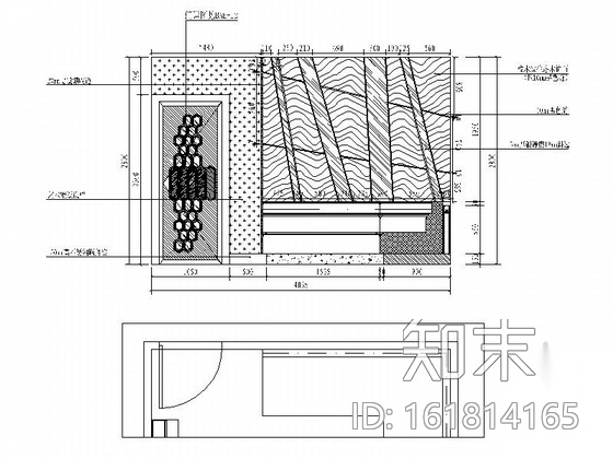 [厦门]精品量贩式KTV包厢室内装修施工图cad施工图下载【ID:161814165】