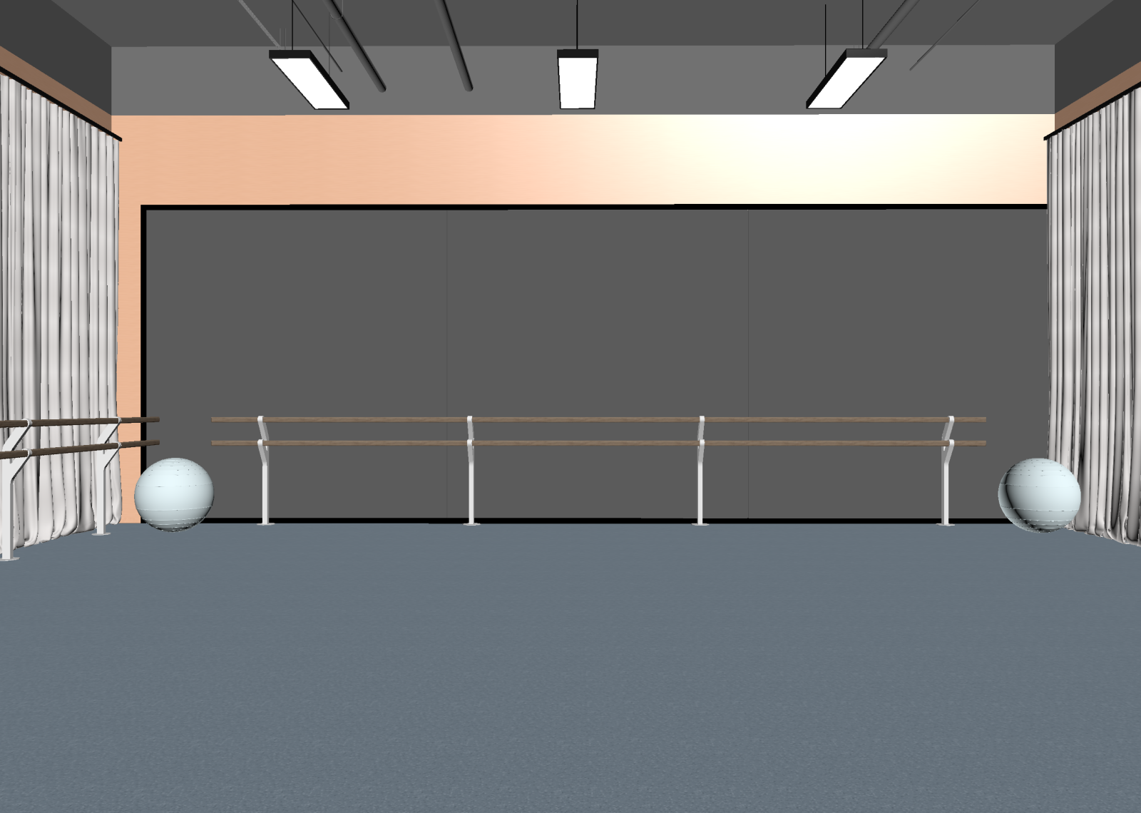 现代瑜伽室3D模型下载【ID:1214709243】