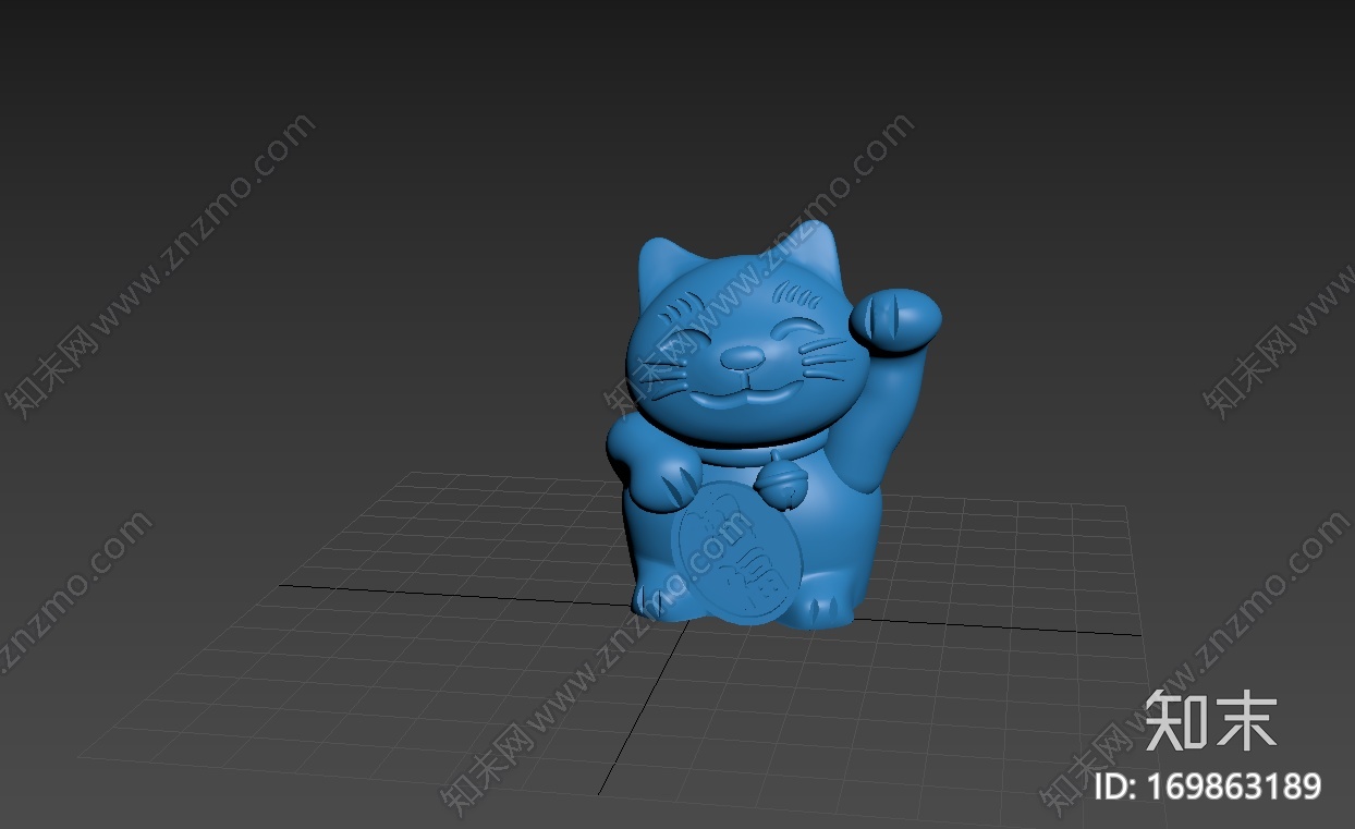招财猫3d打印模型下载【ID:169863189】