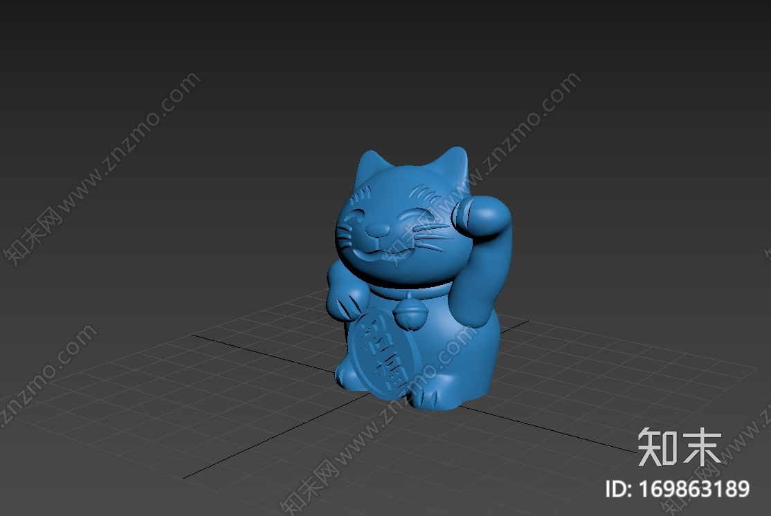 招财猫3d打印模型下载【ID:169863189】