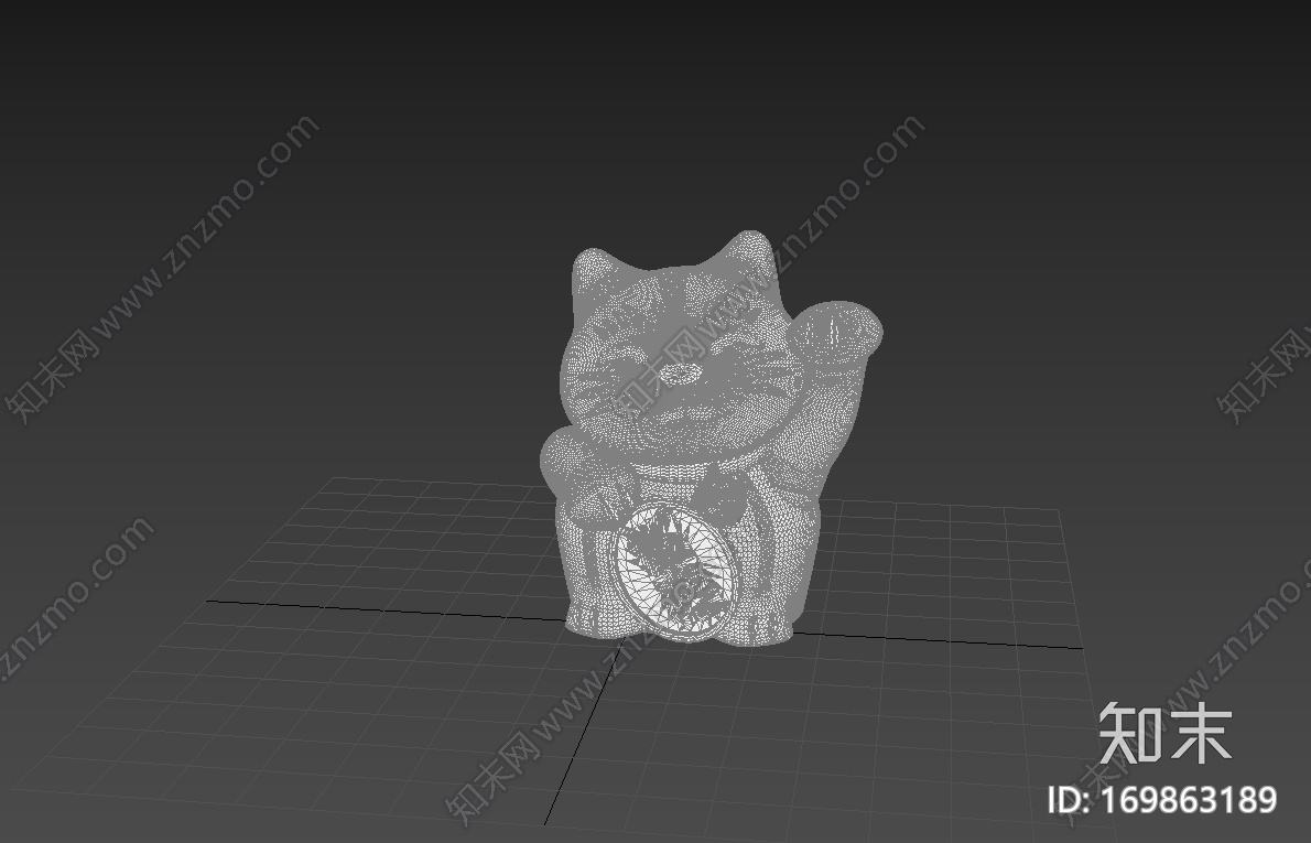 招财猫3d打印模型下载【ID:169863189】