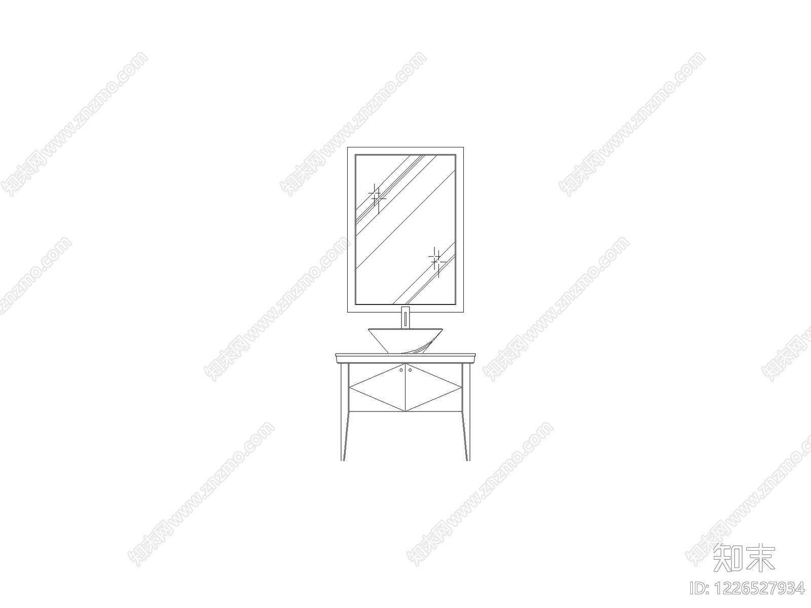 卫浴图块cad施工图下载【ID:1226527934】