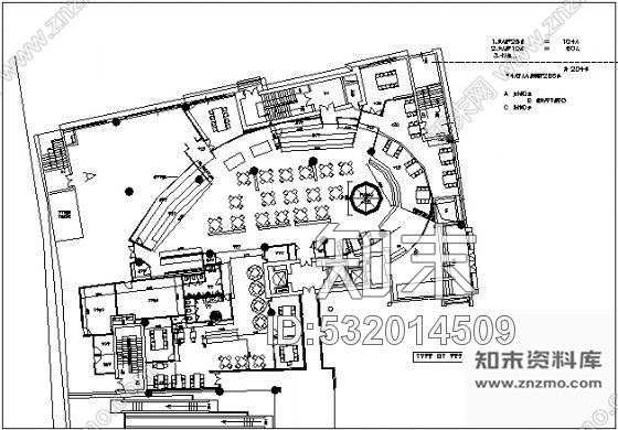 施工图中关村餐厅设计图纸施工图下载【ID:532014509】