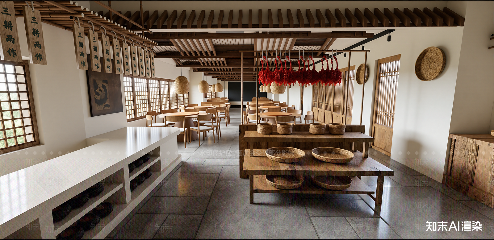 中式其他店铺SU模型下载【ID:1215990481】