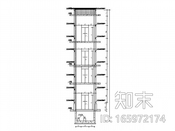 无机房观光电梯工程方案图cad施工图下载【ID:165972174】