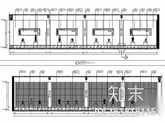 [崇州]某古镇书画院会所室内装修图（含效果）施工图下载【ID:161818115】