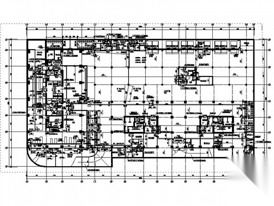 [深圳]160米筒体框架结构行政办公楼建筑施工图（近百张...施工图下载【ID:168481198】