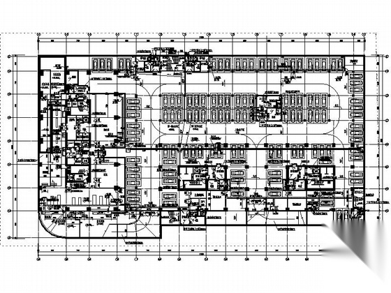 [深圳]160米筒体框架结构行政办公楼建筑施工图（近百张...施工图下载【ID:168481198】