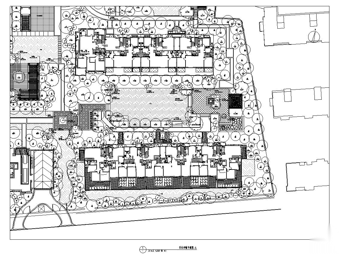 [浙江]杭州新华园住宅植物CAD施工图设计施工图下载【ID:161068168】