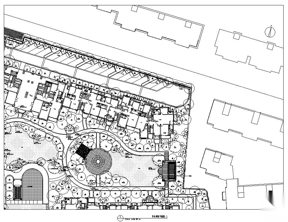 [浙江]杭州新华园住宅植物CAD施工图设计施工图下载【ID:161068168】