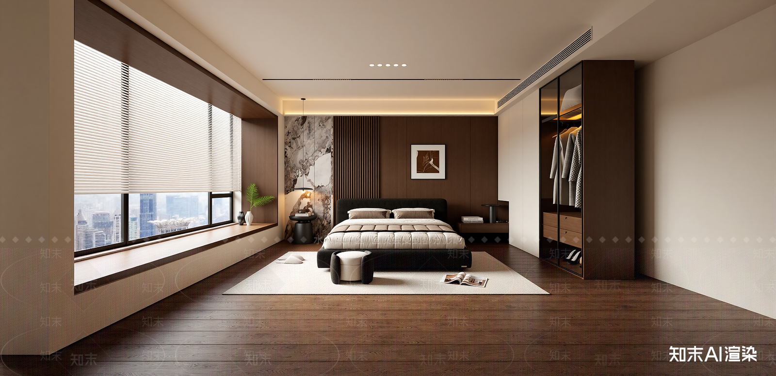 现代家居卧室SU模型下载【ID:1215953757】