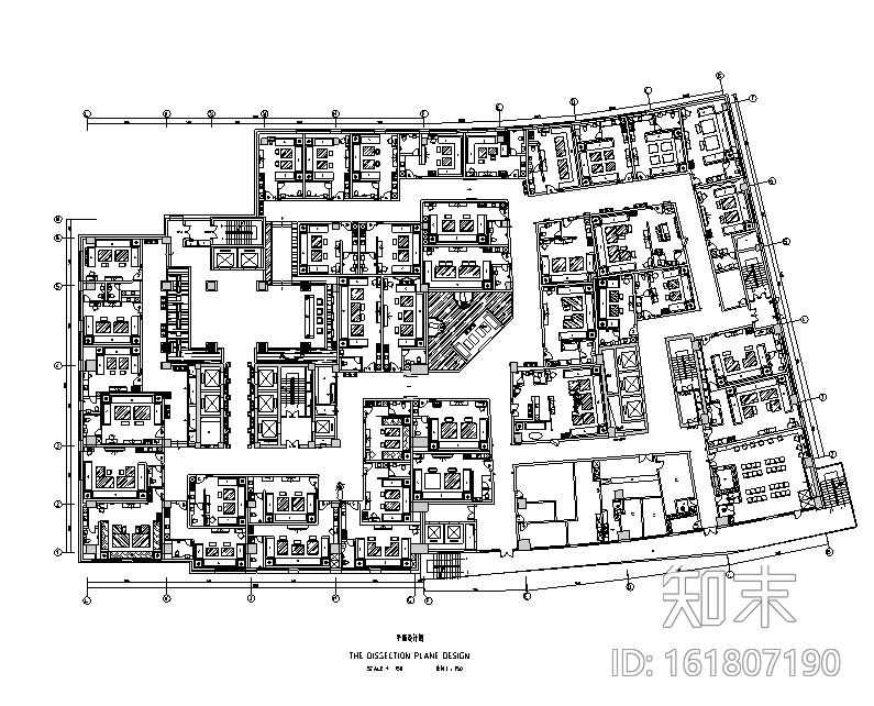 知名会所空间设计施工图（附效果图）cad施工图下载【ID:161807190】