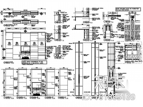 [山东]七星酒店客房室内设计施工图（含方案）cad施工图下载【ID:161885139】