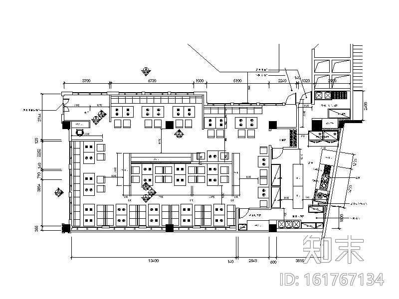 [江苏]全套现代风格火锅餐店设计施工图cad施工图下载【ID:161767134】