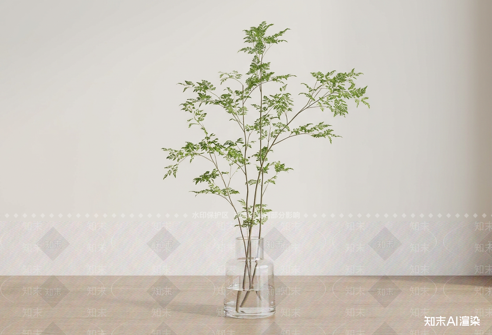 绿植草本植物3D模型下载【ID:1227448875】