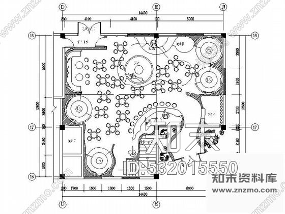 施工图无锡现代奢华音乐酒吧装修CAD施工图含效果图cad施工图下载【ID:532015550】