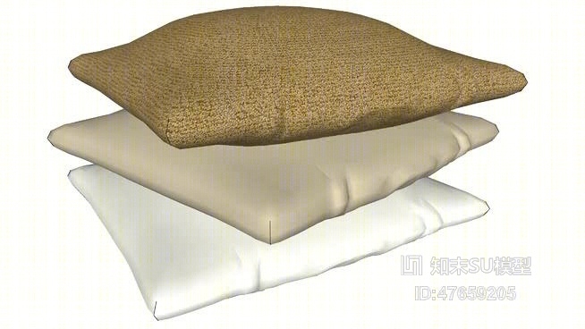 枕头SU模型下载【ID:47659205】