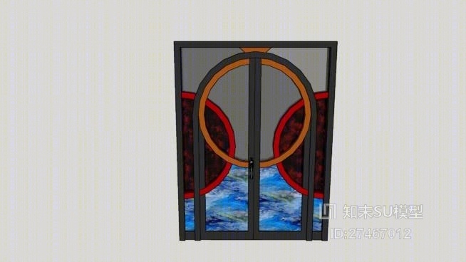 双开门SU模型下载【ID:118020937】