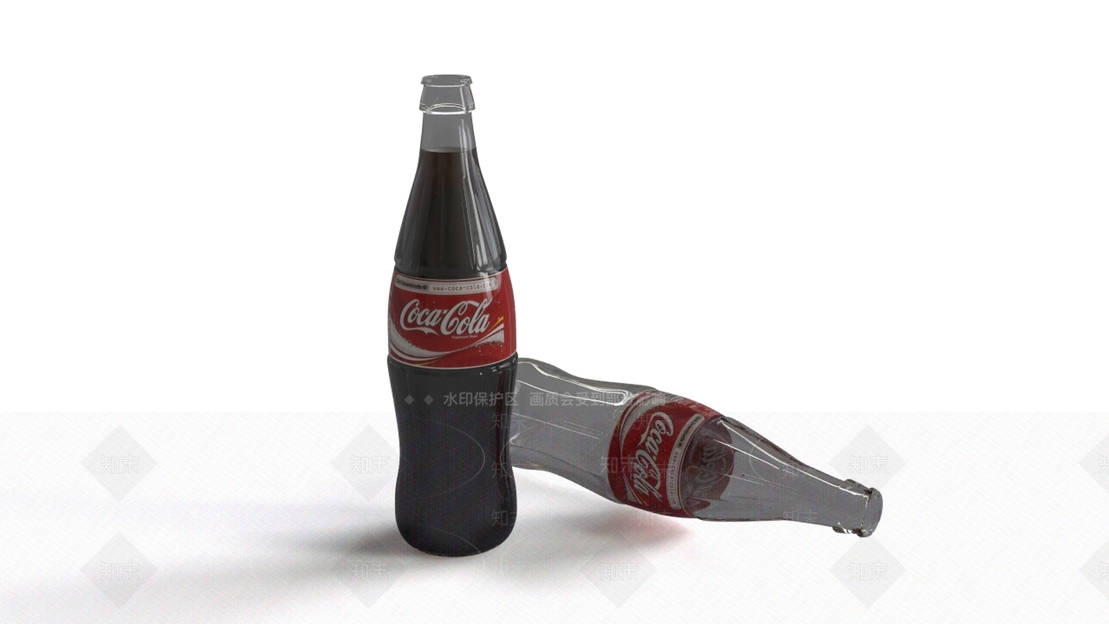 可口可乐瓶3D模型下载【ID:1162575361】