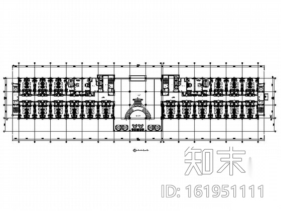 [内蒙古]某豪华民族风格酒店客房空间室内装修施工图（含...施工图下载【ID:161951111】