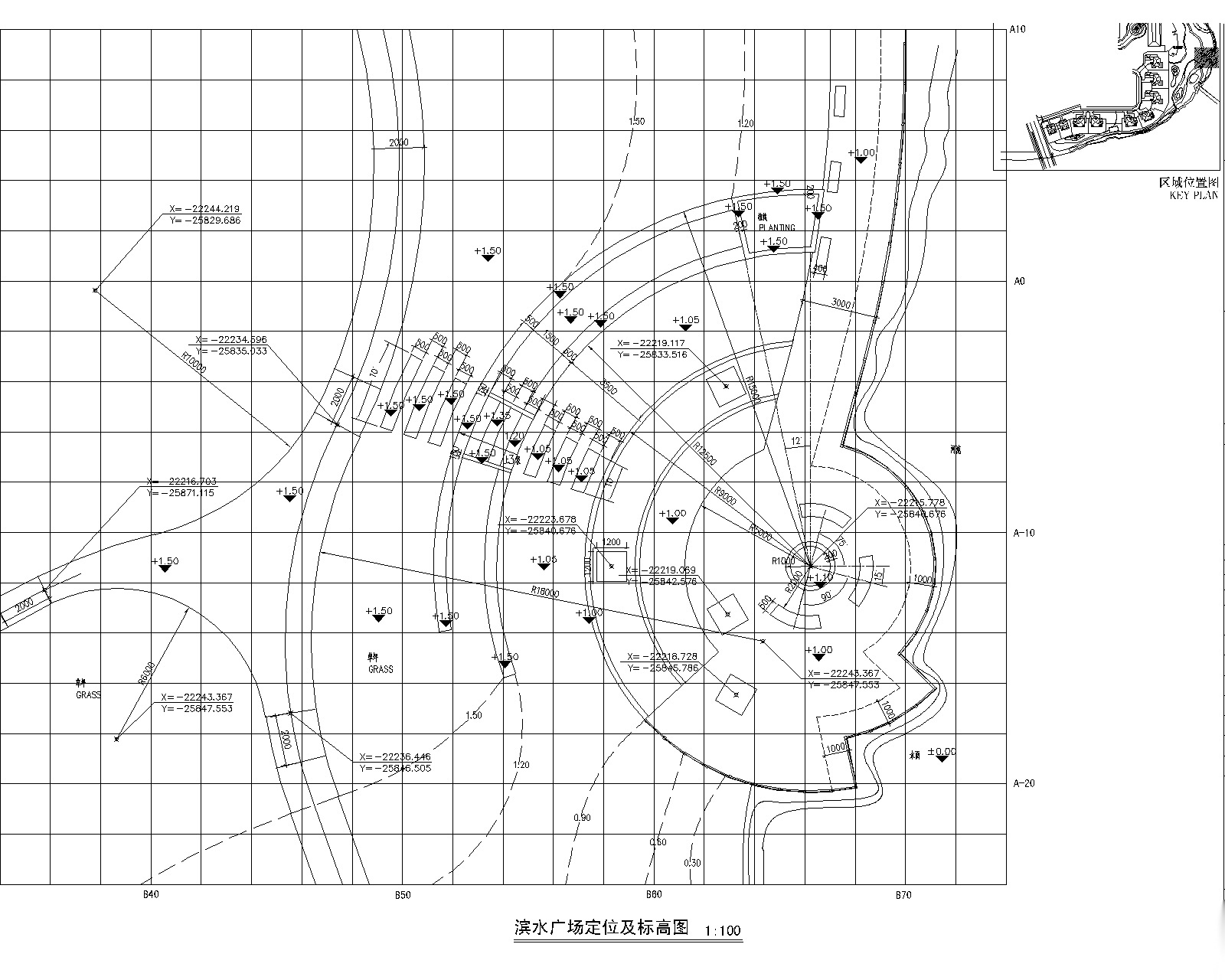 某别墅区景观设计施工图（英式风格)cad施工图下载【ID:161079199】