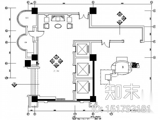 [昆山]五星级商务酒店电梯厅装修施工图施工图下载【ID:161792181】