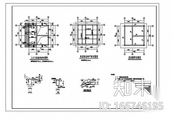 一层砌体结构公厕结构施工图cad施工图下载【ID:166746195】