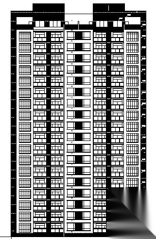 某十八层高层住宅楼建筑施工图施工图下载【ID:165134187】