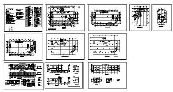 大连某购物广场建筑施工图cad施工图下载【ID:151459146】