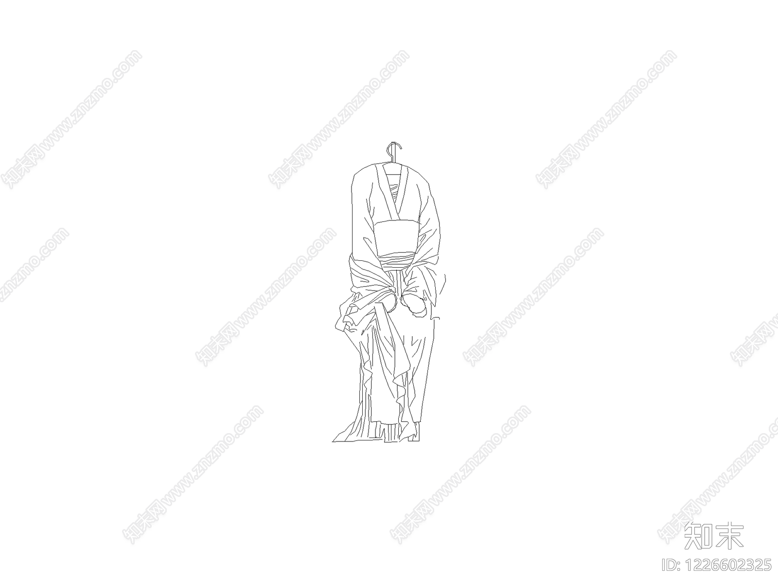 中式,现代服装鞋帽CAD图纸