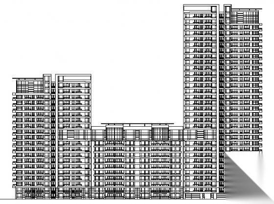 上海和平花苑A楼建筑施工图cad施工图下载【ID:149848127】