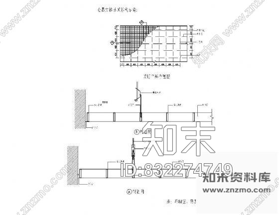 图块/节点办公楼金属方格吊顶详图cad施工图下载【ID:832274749】