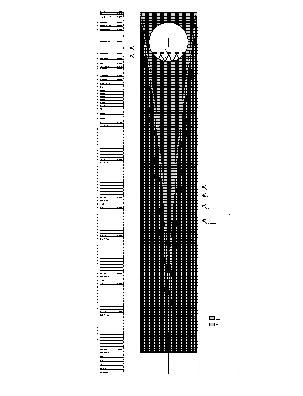 [上海]地标性超高层金融中心全套CA施工图（知名设计院...施工图下载【ID:165749146】