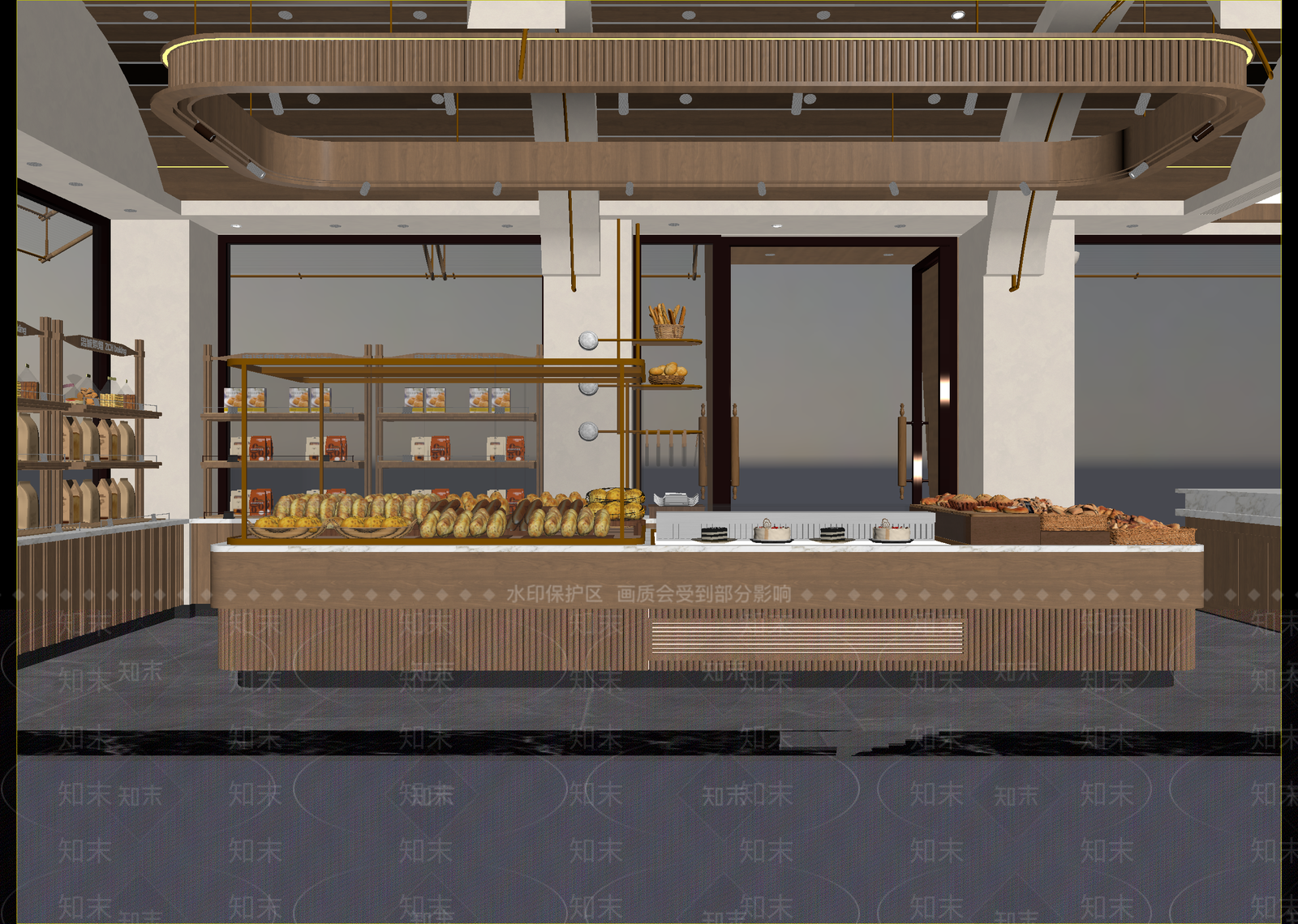 侘寂面包店3D模型下载【ID:1215165232】