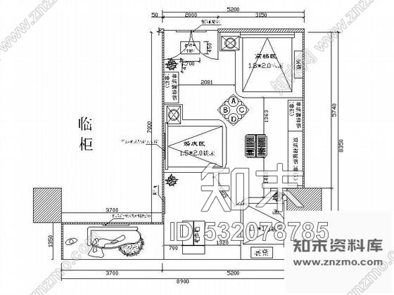 施工图洋华堂品牌家纺专卖店设计图cad施工图下载【ID:532078785】