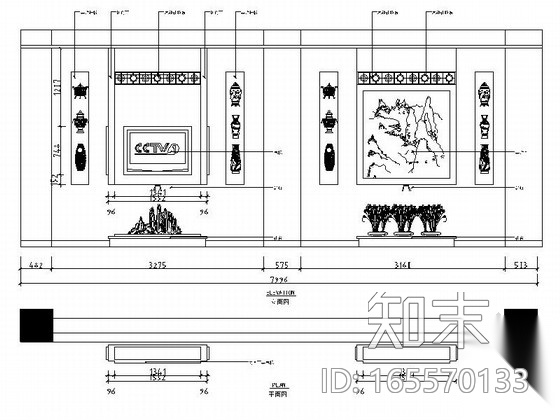 [上海]韵味十足中式风格酒厂室内CAD施工图（含效果图...施工图下载【ID:165570133】