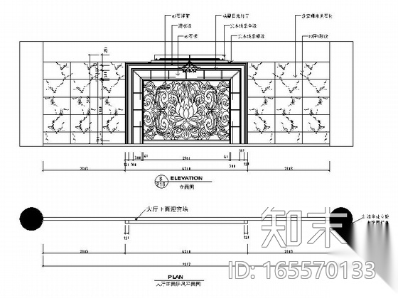 [上海]韵味十足中式风格酒厂室内CAD施工图（含效果图...施工图下载【ID:165570133】