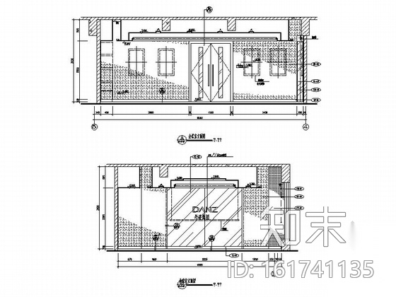 [广东]化妆品公司集团总部办公室室内装修施工图（含方案...cad施工图下载【ID:161741135】